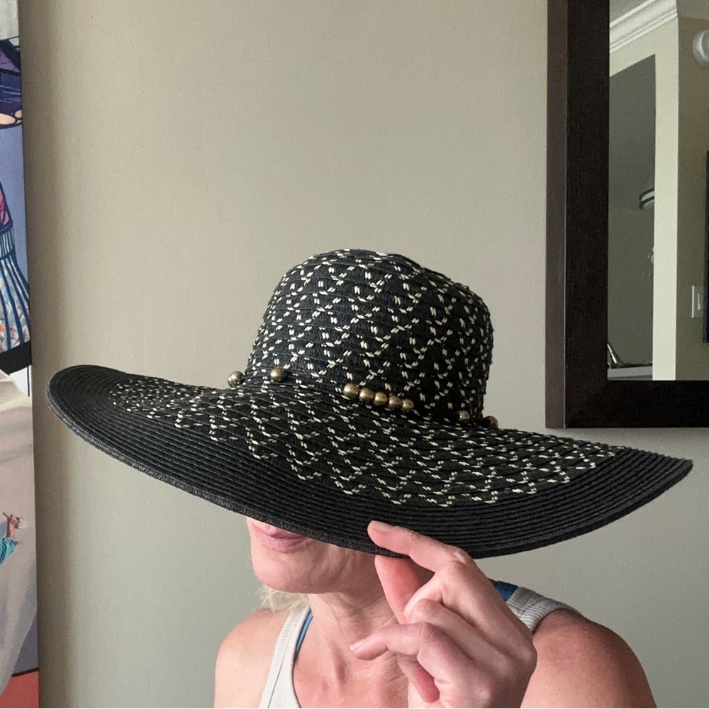San Diego Hat company black summer hat NEW $80